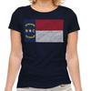 North Carolina State Scribble Flag Women's T-Shirt Gift North Carolinian