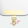 0.3Mm Sturdy Metal Cellphone Tether Tab 360 Degree Rotation Phone Hanging Strap Gasket Replacement Phone Lanyard Patch Clip