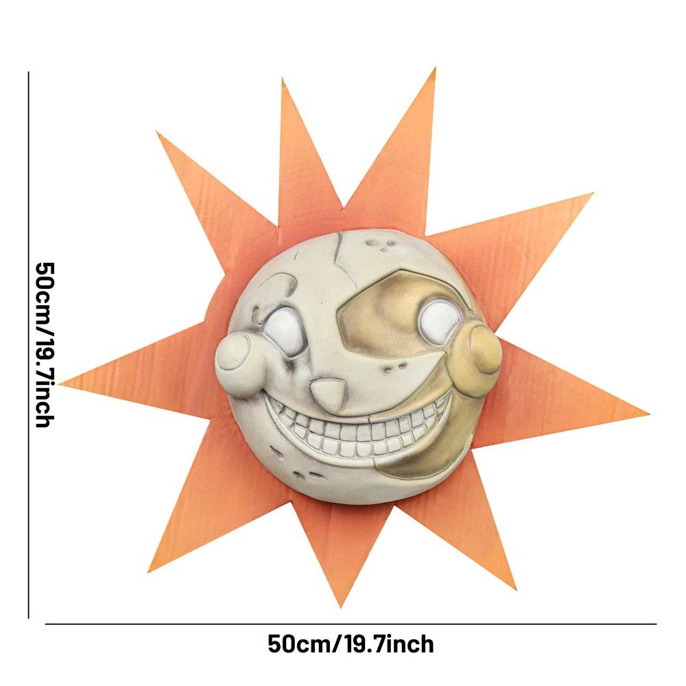 Security Breach Cosplay Prop, Sun Mask, Halloween Party Costume