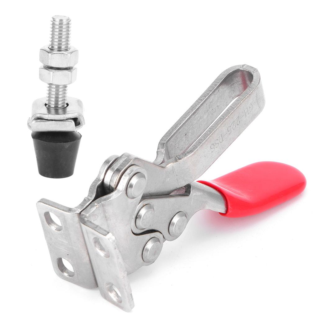 Toggle Clamp Stainless Steel Horizontal Quick Clamp Fixture for Welding Woodworking