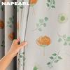 1 шт. NAPEARL 70-80% светоблокирующие весенние шторы с цветочным принтом для спальни, гостиной, домашнего декора