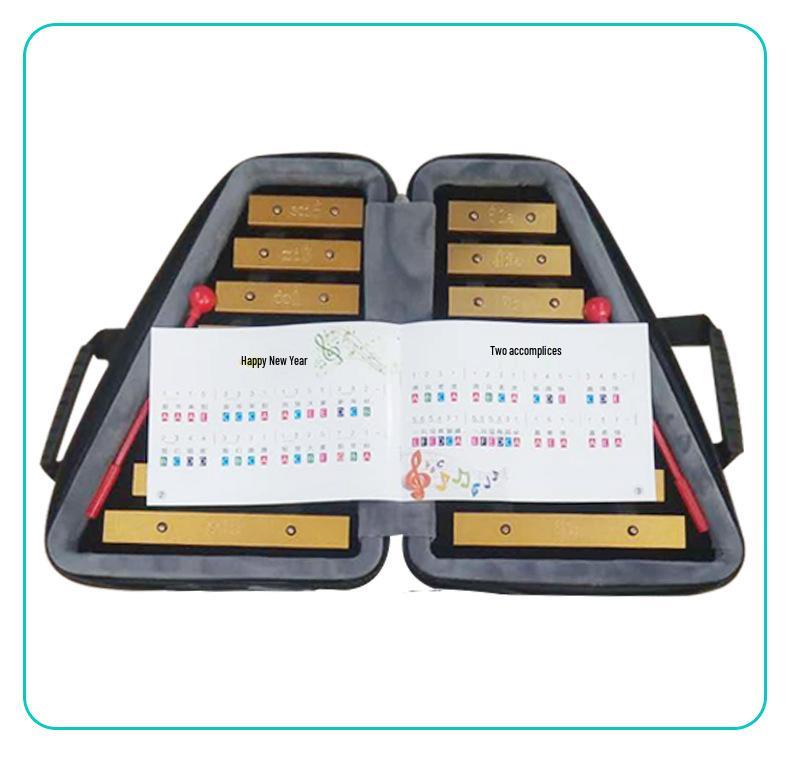 16-Note Double Row Glockenspiel for Early Childhood Education