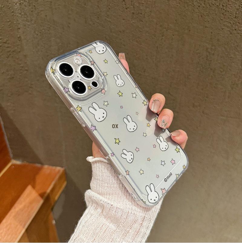 Защитный чехол "Звездный Кролик" для Apple iPhone 12-17, совместим с Pro Max