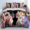 3D Anime,Record of Ragnarok,Cartoon Comforter Bedding Set,Duvet Cover Bed Set Quilt Cover Pillowcase,king Queen Size Bedding Set