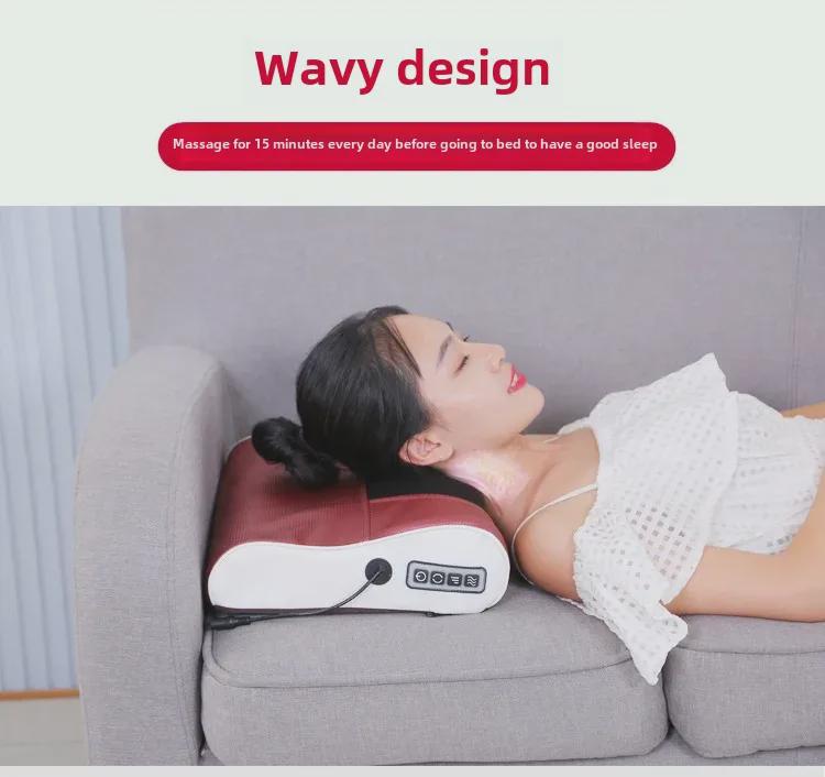 Электрическая подушка-массажер для всего тела - Подарок для облегчения боли в шее, плечах, спине и пояснице