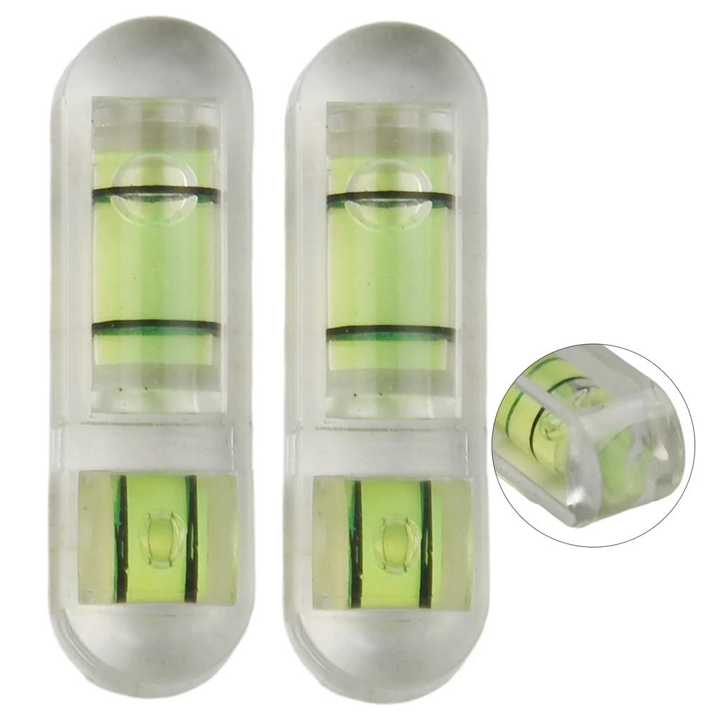 T type Level Bubble Leveler 2Pcs High Accuracy PanTilt Level for Office Desktops Furniture Placement and More