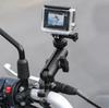 360° крепление на руль мотоцикла алюминиевый держатель кронштейн для велосипеда для GoPro Hero 13 12 11 10 9 8 7 6 5Insta360 Osmo аксессуары для экшн-камеры