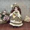 Attractive Eyes Princess Dress Up BJD Dolls Long Hair Princess Makeup Ball Joint Doll  Girl Gift