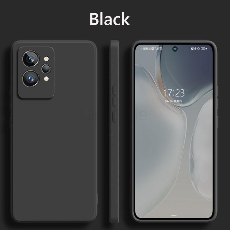 Для Realme GT2 Pro чехол из жидкого силикона, мягкий матовый защитный чехол для камеры для OPPO Realme GT2 GT 2 GT2Pro, чехлы для телефонов