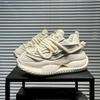 2024 Popular Men's Trendy Solid Color Casual Shoes, Thick Soled, Height Increasing, Wear-resistant Running Sports Shoes Sneakers