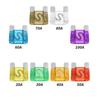 Large Fuse 10pcs Aluminum Car Blade Fuse Kit for Car Boat Auto Accessories Size 20A 30A 40A 50A 60A 70A 80A 100A
