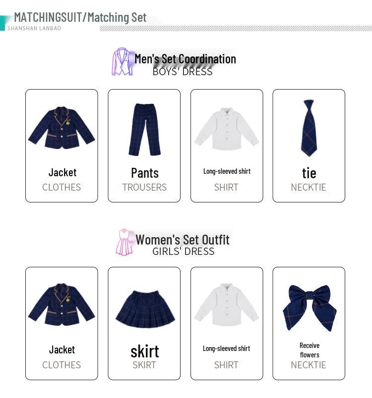 Клетчатый комплект школьной формы в британском стиле для девочек для детского сада и начальной школы