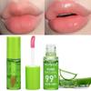 1 шт. увлажняющий натуральный блеск для губ с эссенцией алоэ, сменный цвет, портативный, водостойкий, долговечный, питательная губная помада для ухода за губами