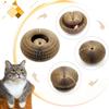 Магический Орган Когтеточка-игрушка для кошек Доска для царапания кошек Круглая Гофрированная Когтеточка Игрушки для кошек Точилка для когтей Аксессуары для кошек
