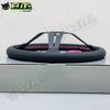 JDM Universal 14inch Leather Steering Wheel Modified Car Sports Steering Wheel Pink Stitching
