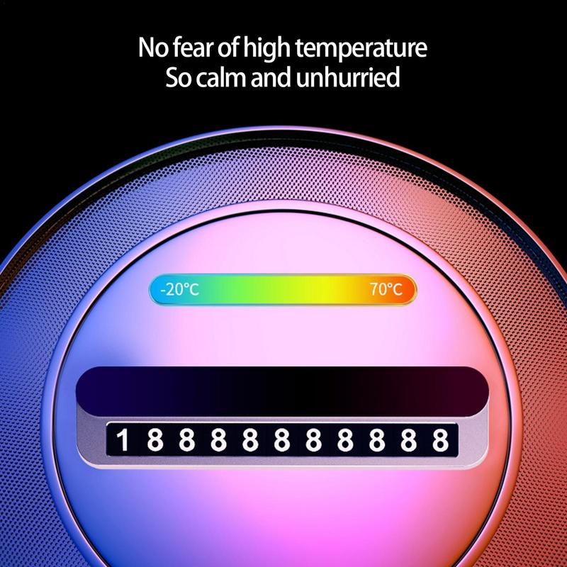 Car Temporary Parking Card Car Phone Number Display Sign Card Vehicle Stop Accessories For Men Women