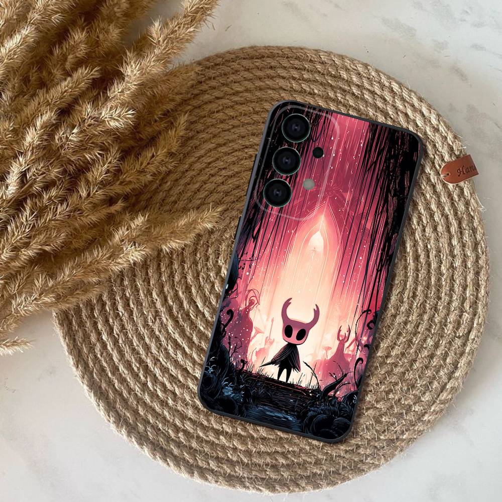 Чехол для телефона H-Hollow K-Knight Silksong для Samsung S25, S24, S21, S22, S23, S30, Ultra, S20, Plus, Fe, Lite, Note, 10, 9, 5G Черный