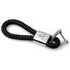 Braided Leather Key Ring Emblem Pendant Auto Products for Mitsubishi L200 Triton Outlander Sport Ralliart Mirage