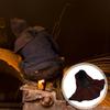 Welding Hood Cowhide Flame Resistant Cap Welding With Neck Drape Welding Equipment Supplies Safety Gear Headwear