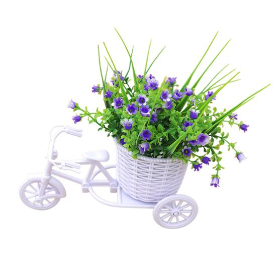 1 комплект, искусственный колокольчик в виде орхидеи, велосипед, анти-падение, красивый, яркий, современный, широко используемый, имитация цветка, велосипед, свадебный декор