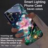 Светодиодный чехол для телефона с принтом подсолнухов для Xiaomi Redmi Note 14 13 12 11 Pro Plus 5G 12S 11S 10S 10 12C 13C 14C 12 13 4G Flash Cover