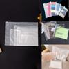 50Pcs Frosted Matte Clothing Packaging Reusable Zipper Bag Storage Bag  Cosmetic Storage