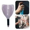Barber Face Shield Hair Mask Salon with Sponge Handle Haircut Sprays Hairspray