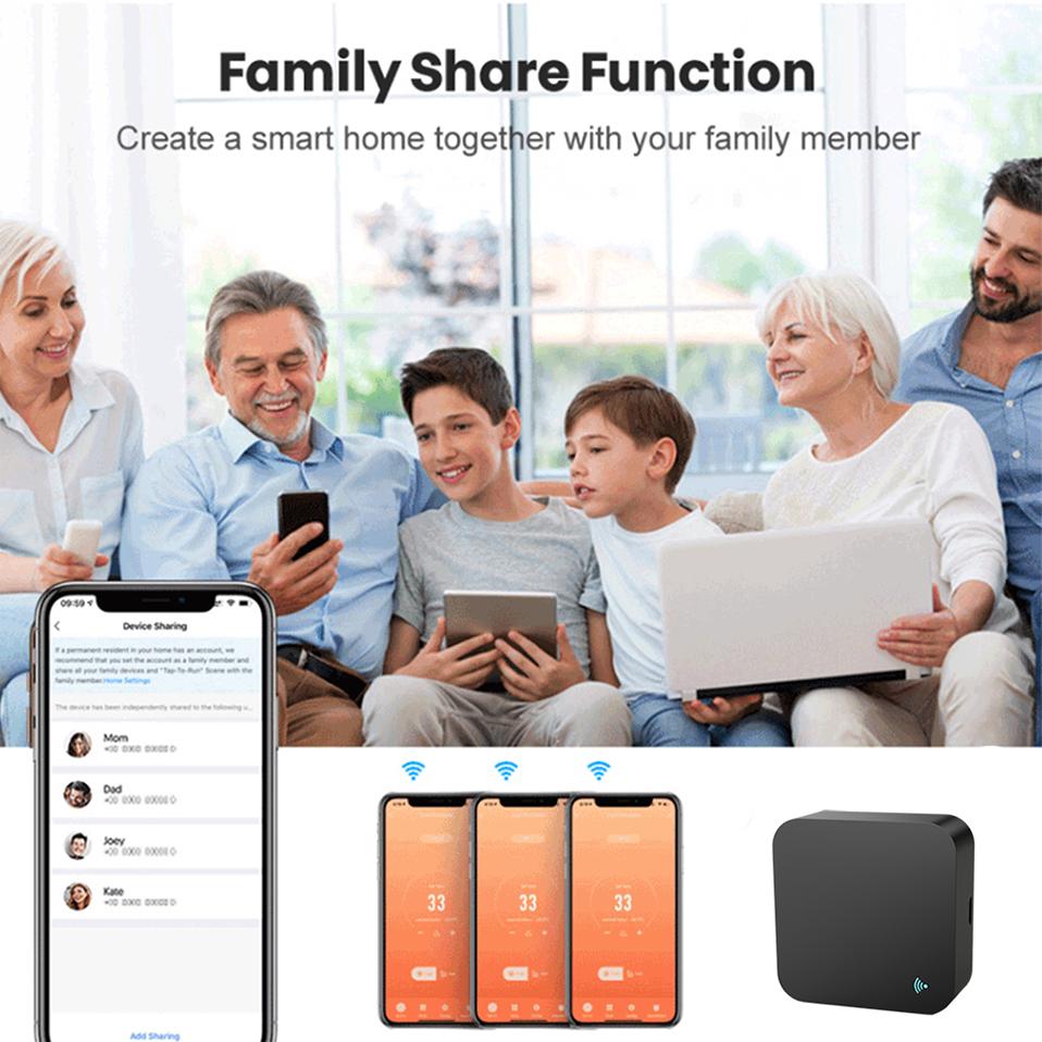 Tuya Умный ИК-пульт дистанционного управления Smart Life для умного дома Автоматизация Заменяет пульты от ТВ, ДВД, Аудио, Кондиционера Работает с Alexa Google Home