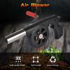 Outdoor Cooking BBQ Fan Air Blower Hand Crank Fan Air Blower Grill Picnic Camping Stove Accessories