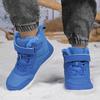 Fashion Children's Winter Snow Boots for Boys and Girls, Wide Toe Barefoot Snow Boots, Children's High-top Cotton Shoes, Sneakers