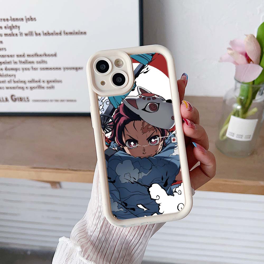 Чехол для телефона с лестницей Sky Eye для iPhone 15 14 13 12 11 Pro Max Samsung A15 A25 A24 A54 A14 S23 FE Huawei Honor 90 Angel Eye Мягкий чехол A43 Demon Slayer