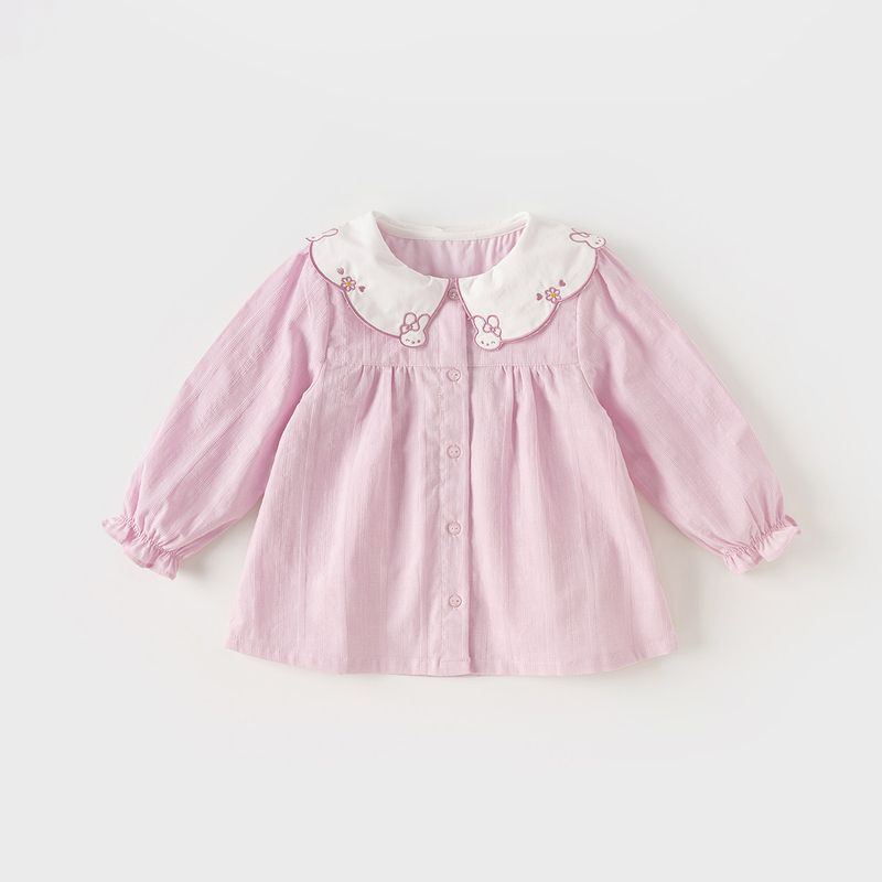 Children's Clothing Pure Cotton Baby Girl Top Children's Shirt