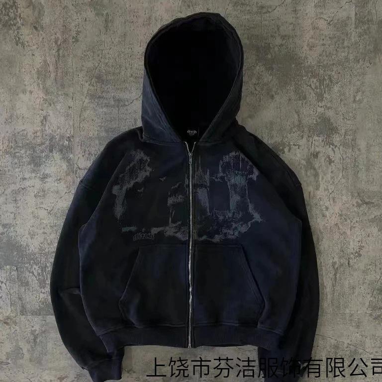 2025 Harajuku Spring and Autumn Hooded Sports Cardigan Zipper 3D Printed Long Sleeve Hoodie Jacket Plus Size