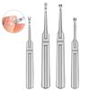 1Pcs Cuticle Remover Dead Skin Pusher Stainless Steel Nail Art Manicure Tools Scraper Nail Cleaner Trimmer