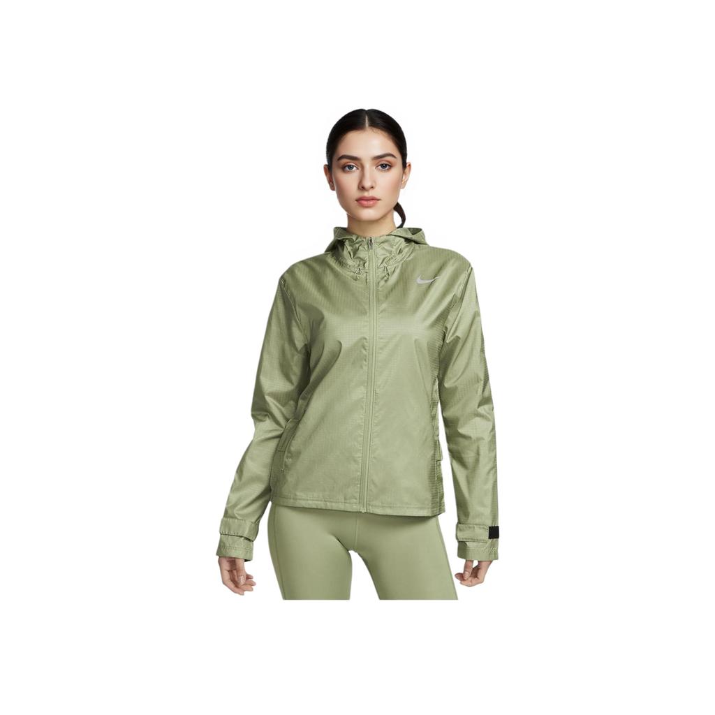Nike Свободная тренировочная куртка с логотипом, женская куртка масляно-зеленого цвета CU3218-386