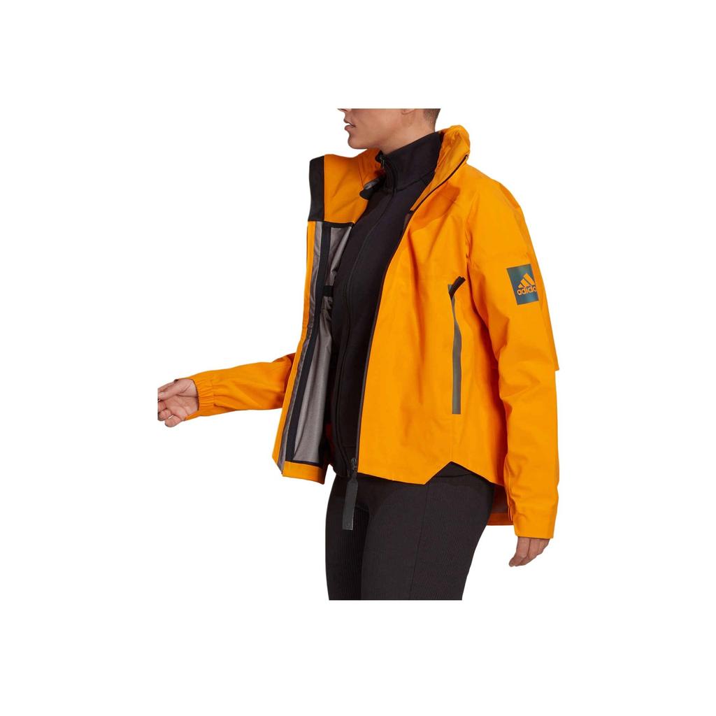 Adidas Sports Lifestyle Series Logo Casual Breathable Comfortable Jacket Women Jacket Orange GQ2400