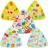 Wooden Montessori Maze Boards Early Education Puzzle Maze Board Toys  Parent-child Interactive