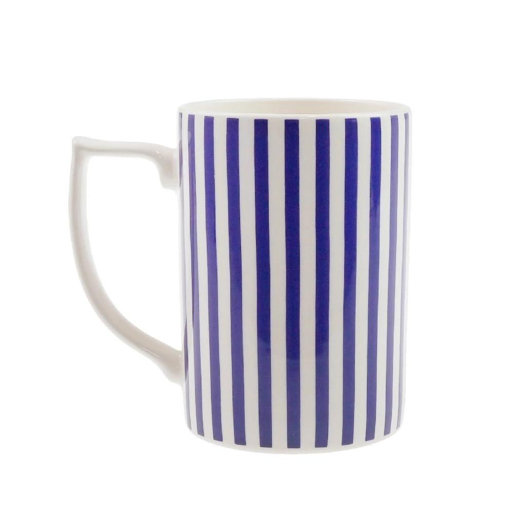 Кружка Spode Steccato 350 мл, узкая полоска, кобальтово-синяя, керамическая, для кофе и чая