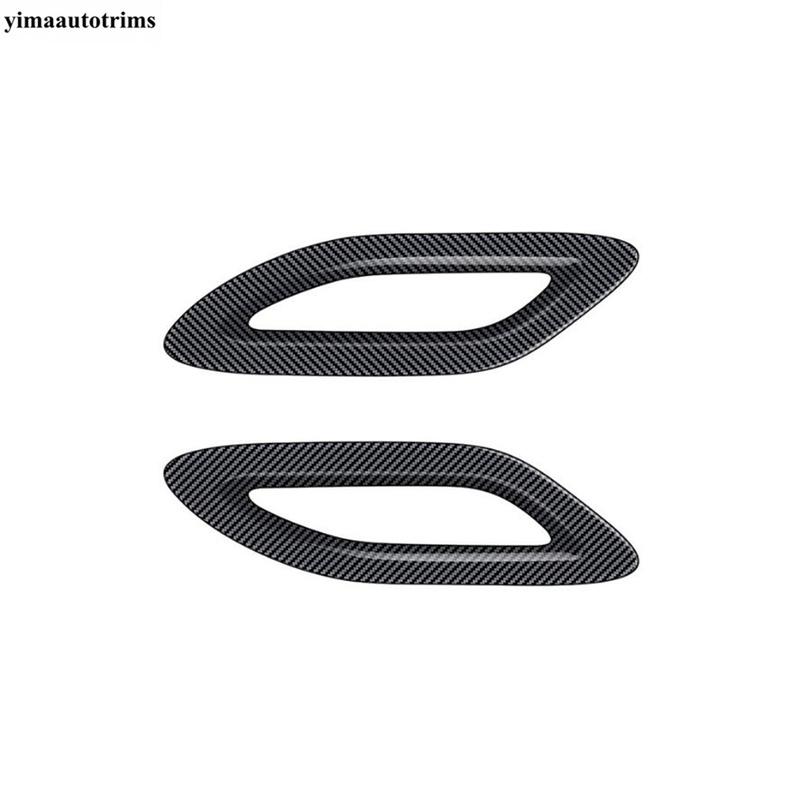 Car Rear Fog Light Lamp Frame Decoration Cover Trim For Toyota Alphard Vellfire 40 Series 2024 Chrome / Black Accessories