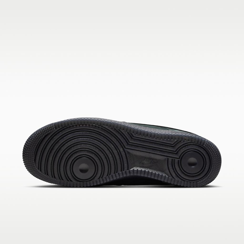 Nike Air Force 1 Low '07 WB Тройной черный Нубук