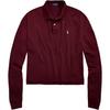 Polo Ss24 Pony Logo Embroidered Polo Shirt Women Tops Burgundy 211844785-001