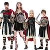 Костюм для Хэллоуина: Спартанский воин (набор для родителя и ребенка): Ролевая игра «Греческий и Римский плащ»