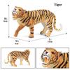 World Wild Miniatures Elephant Cheetah Tiger Children Gift Animal Model Action Figures Kid Toy