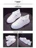 Женские весенние белые кроссовки на платформе в корейском стиле 2025: Универсальная, модная и удобная повседневная спортивная обувь.