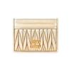 Miu Miu 5mc076 Afpp F0846 Materasse Nappa Card Holder