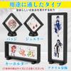 Homgaty Display Case of Rubber Strap Acrylic Key Chain Axta Case Storage Display Stand Lengths 2 Can Badge Display Durable Stylish Removable Base