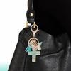 Tassel Butterfly Keychain Resin Bag Hanging Funny Cross Pendant Keychain  Key Decor