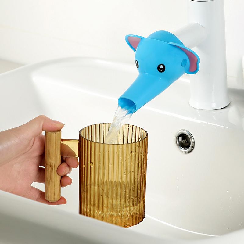 Детский удлинитель для крана для мытья рук, игрушечная утка, удлинитель для крана, мультяшный удлинитель для мытья рук, удлинитель для брызг воды