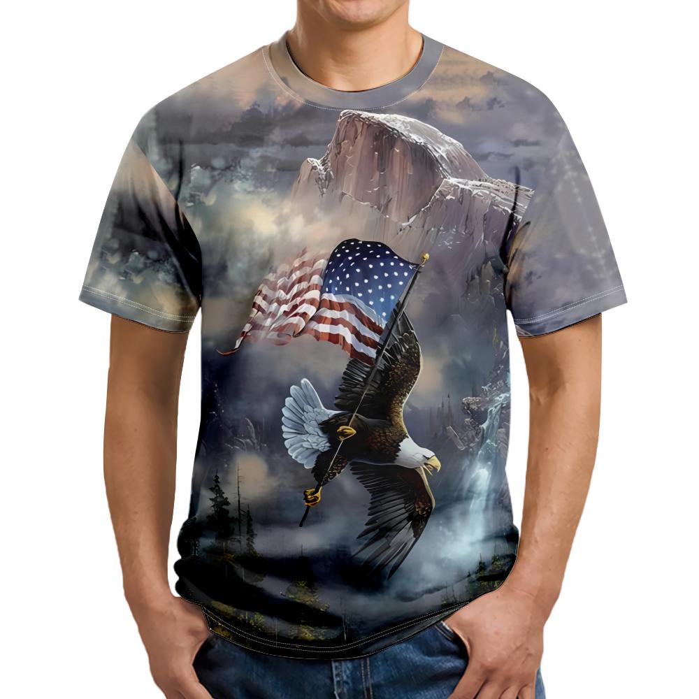 Мужские рубашки Cool Eagle, обычная мужская одежда для пап