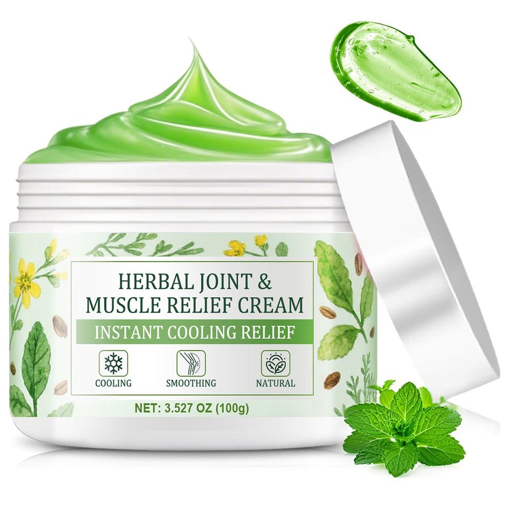Herbal Joint And Muscle Massage Cream 100g, Plant Ingredients Cool And Soothe Joints And Muscles To Smooth The Skin